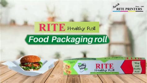 Watch RITE Food Grade Butter Paper Roll 100Mtr - 500Gms Net on Amazon Live