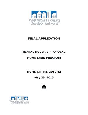 RENTAL HOUSING PROPOSAL Doc Template | pdfFiller