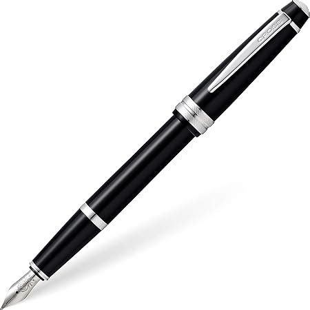 Cross Bailey Light Polished Black Resin Fountain Pen : Amazon.in ...