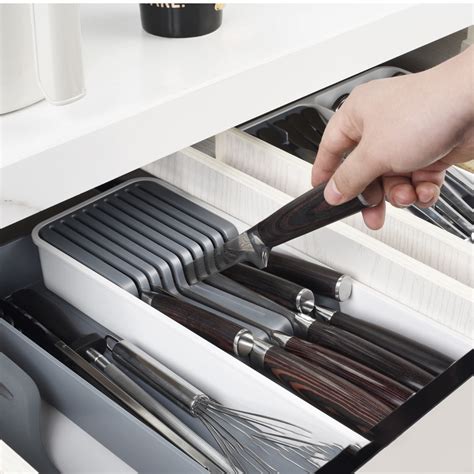Expandable Knife Drawer Organizer Tray - Handy Housewife