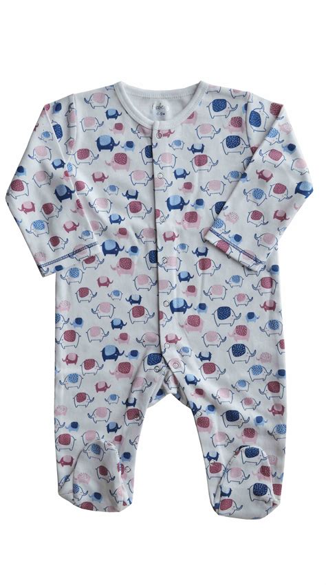 Buy Affordable and Soft Baby Clothes from Babeez - Elephant Allover ...