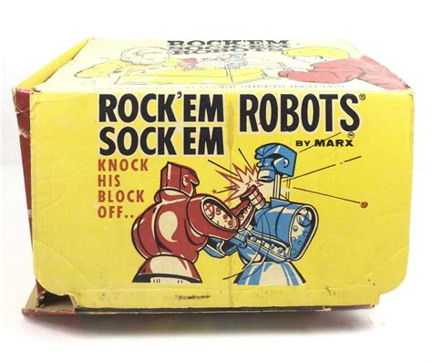 Lot - Vintage Marx Rock’em Sock’em Robots