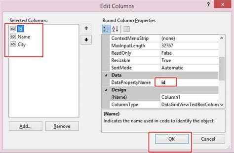 Image result for Bind GridViewColumn Programmatically C#