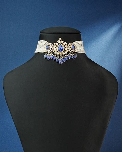 Pratiksha Polki And Diamond Bead Choker – Tyaani Jewellery Private Limited