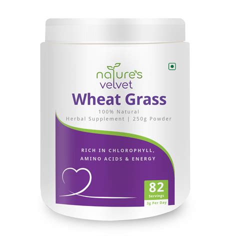 Wheat Grass Powder - Rich in Chlorophyll, Amino Acids & Energy - 100 G ...