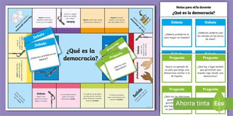 Juego de mesa: ¿Qué es la democracia?