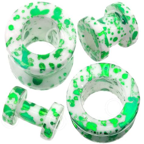 Buy 8 gauges 8g Ear Plugs Tunnels Screw Silicone Steel Double Flare Men ...