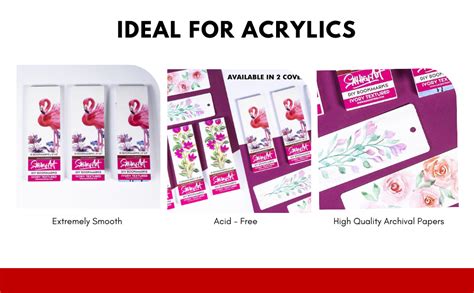 Messketeers - Say Hey to Art - 220gsm Premium DIY Brown Kraft Bookmark ...