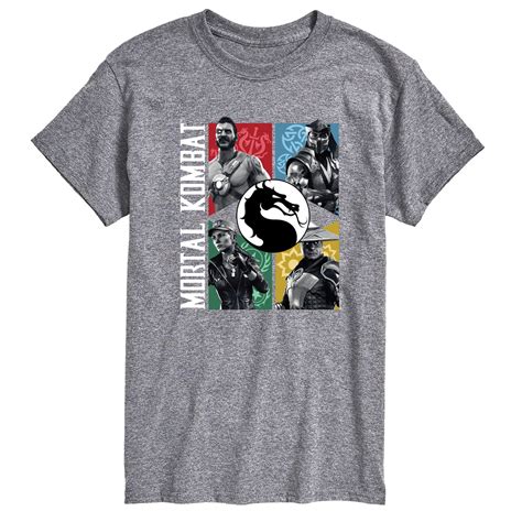 Mortal Kombat - Character Grid - Men's Short Sleeve Graphic T-Shirt ...