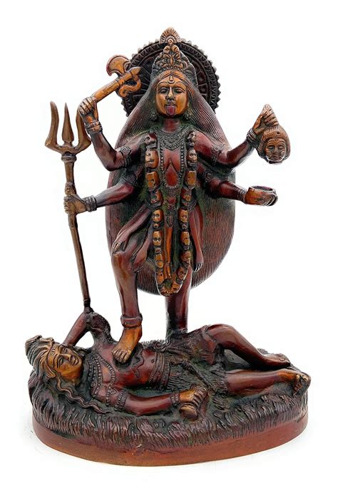 Buy South Indian Arts | Brass Maha Kali | Goddess Kali Statue| Kali ...