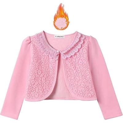 SMILING PINKER Little Girls Long Sleeve Lace Bolero India | Ubuy