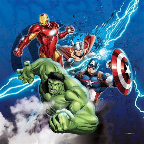 Buy SPACES Marvel Avengers Print Cushion Cover - 40 x 40 cm from Spaces ...