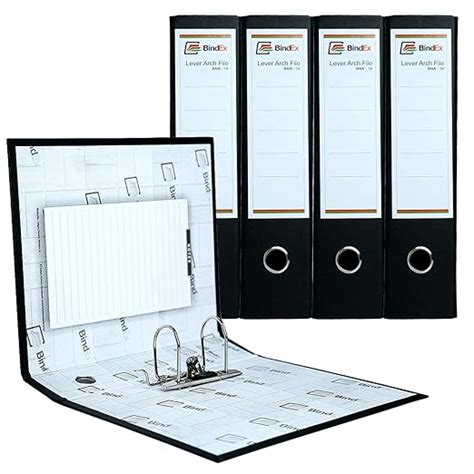 BindEx Office Lever Arch Clip Binder Box File Folder Index Cover Best ...