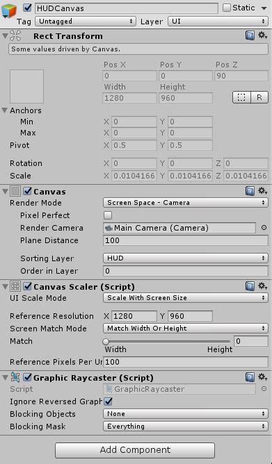 HUD Con Unity 的图像结果