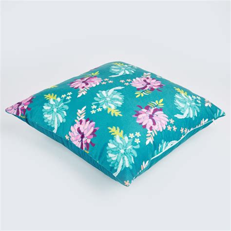 Buy Lucent Darcy Embroidered Cushion Cover - 40x40cm from Home Centre ...