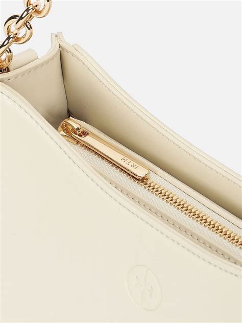 Penelope Off-White Shoulder Bag by IRTH | House of Titan
