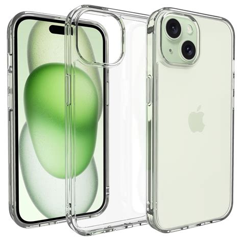 RIGGEAR Shockproof Clear Hybrid Armor Back Cover Case with Drop ...