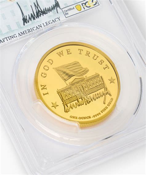 President Trump First Edition Gold Medallion (Certified) – Trump Coins