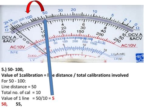 Image result for Resistance Scale Reading Multimeter
