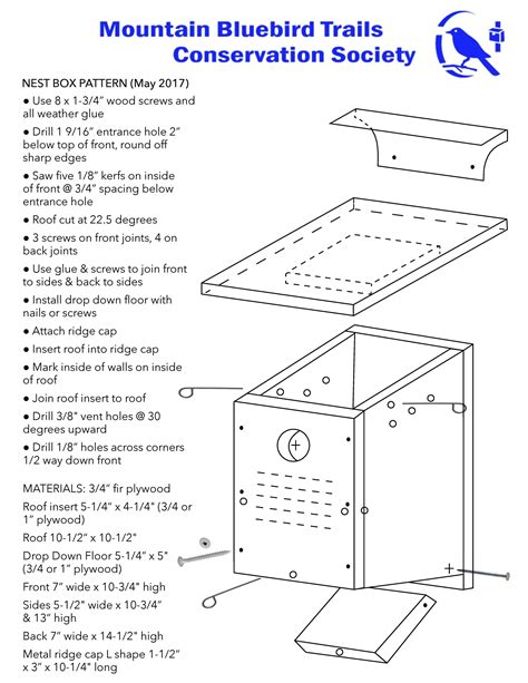 Bluebird House Hole Size