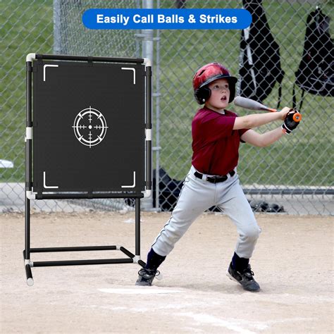 Hestiasko Wiffle Ball Strike Zone, Thick PVC Pipe Blitzball Strike Zone ...