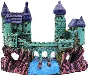 Mistletoe Small Size Ancient Castle Resin for Small Fish Tank Aquarium ...