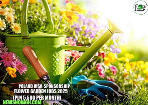 Poland Visa-Sponsorship Flower Garden Jobs 2025 (PLN 5,500 per month ...