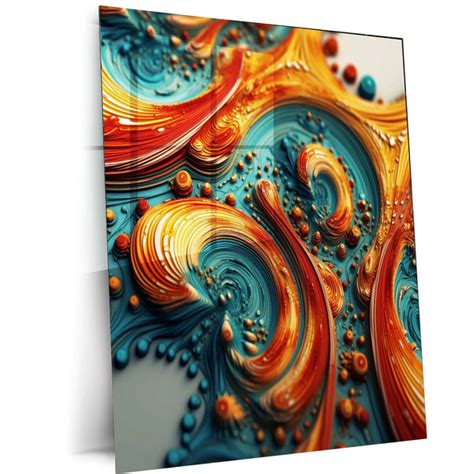 Abstract Art Metal Poster | Modern Wall Decor | Contemporary Aesthetic ...