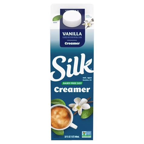 Silk Dairy Free Soy Milk Liquid Coffee Creamer - Vanilla - Shop Coffee ...