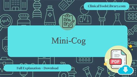 Mini-Cog - Complete Explanation + PDF - clinicaltoolslibrary.com