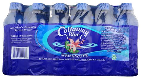 Callaway Blue Water Pure Blue Spring Water | Experience Water Filtered