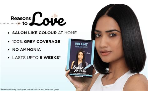 Buy BBLUNT Salon Secret High Shine Crème Hair Colour - Natural Black ...