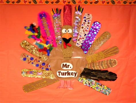 Little Lions Classroom Turkey!! Each child took a feather home to ...
