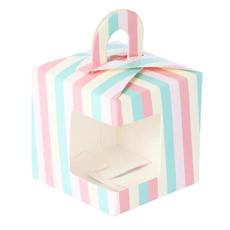 Small Gift Box with Transparent Window & lock ( 3.5x3.5x3.5 Inches ) 1 ...