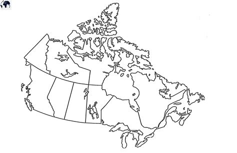 Blank Map Of Canada To Label