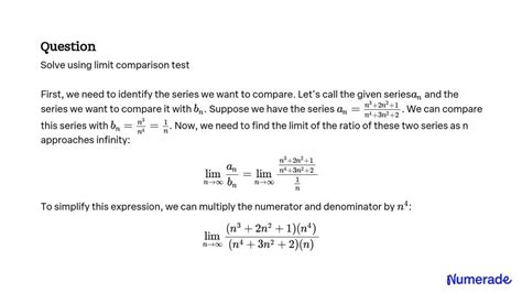 Image result for Lim Comparison Test