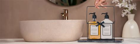 Buy Luxury Hand Wash/Hand Lotion Caddy Set Online in India | Kimirica