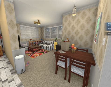 Tried to make an older lower-middle class home that looks lived in ...