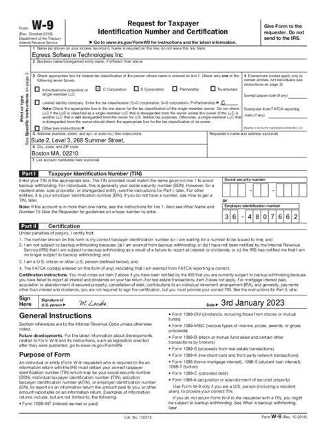 Image result for W9 Form Word Doc