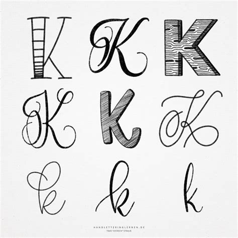 Drawing Of Letter K
