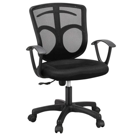 Buy Yaheetech Computer Chair with Suit Hanger Adjustable Swivel Desk ...