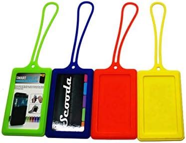 JAIMEE Luggage Bag Silicone Tag Travel ID Labels Tag for Baggage ...