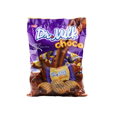 Elvan Elvan Dr. Milk Caramel Candy with Chocolate Cream Filling 1000 gr ...
