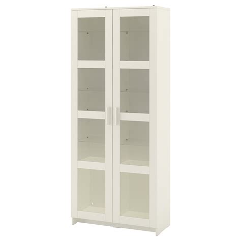 BRIMNES шкаф-витрина белый | IKEA Latvija