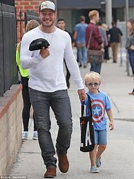 Image result for Chris Pratt and Son