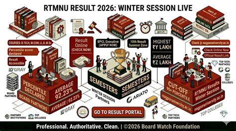 RTMNU Result 2026: Nagpur University Releases Winter 2025 Semester Results