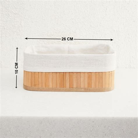 Buy Wilton Bamboo Storage Basket from Home Centre at just INR 499.0