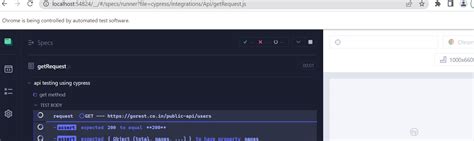 API Testing Using Cypress 的图像结果