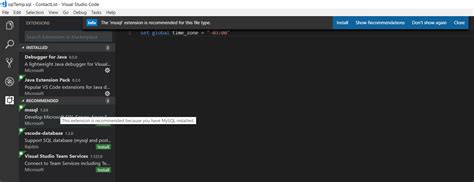 Image result for SQL Server Extension for VSCode