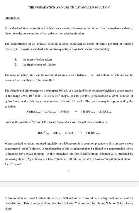 Image result for Standard Solution Examples